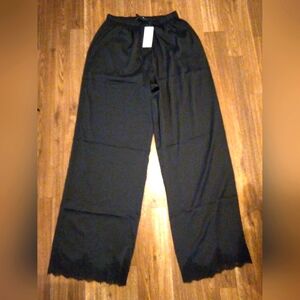 NEW! Abercrombie & Fitch Black Trim Sleepwear Pants